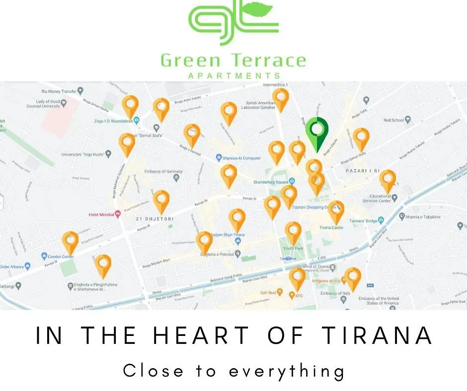 Central Green Terrace Apartment Tirana